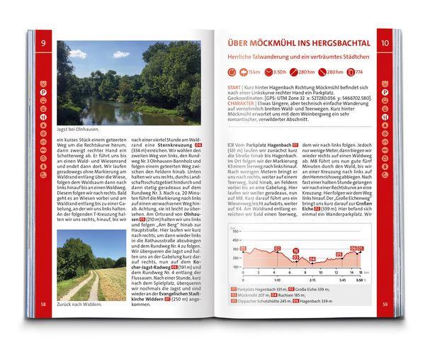 Produktbild: KOMPASS Wanderf&uuml;hrer Hohenlohe, Mainhardter Wald, L&ouml;wensteiner und Ellwanger Berge, 55 Touren