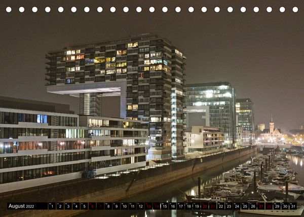 Produktbild: K&ouml;ln - Faszinierende Nachtbilder aus der Domstadt (Tischkalender 2022 DIN A5 quer)