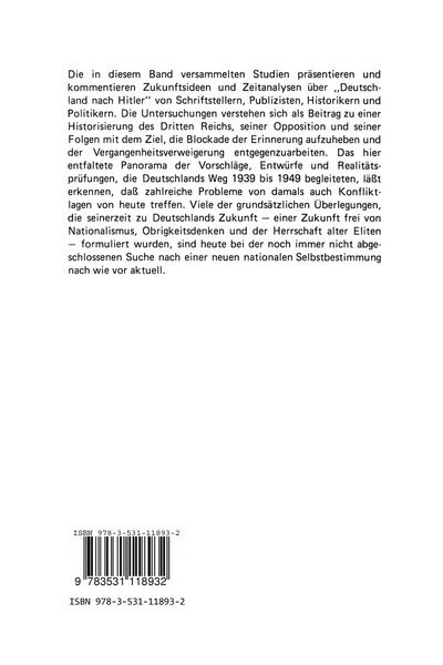 Produktbild: Deutschland nach Hitler
