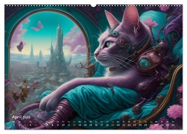 Produktbild: unm&ouml;gliche Traumwelten (Wandkalender 2026 DIN A2 quer), CALVENDO Monatskalender