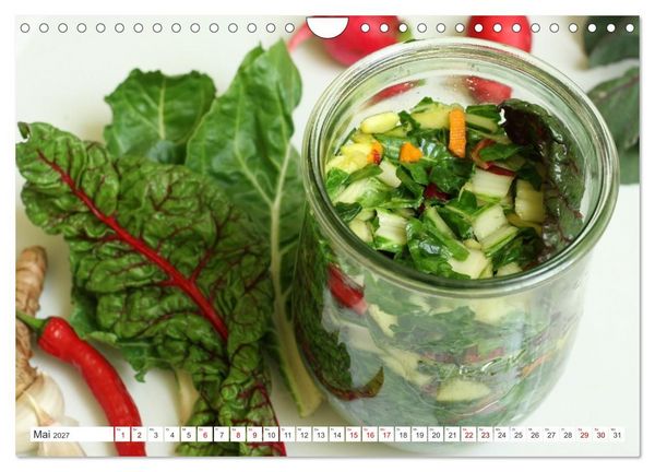 Produktbild: Fermentiertes Gem&uuml;se (Wandkalender 2027 DIN A4 quer), CALVENDO Monatskalender