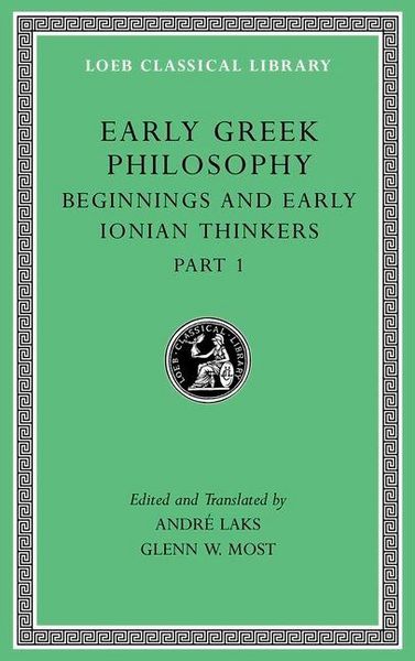 Produktbild: Early Greek Philosophy, Volume II - Beginnings and Early Ionian Thinkers, Part 1 L525