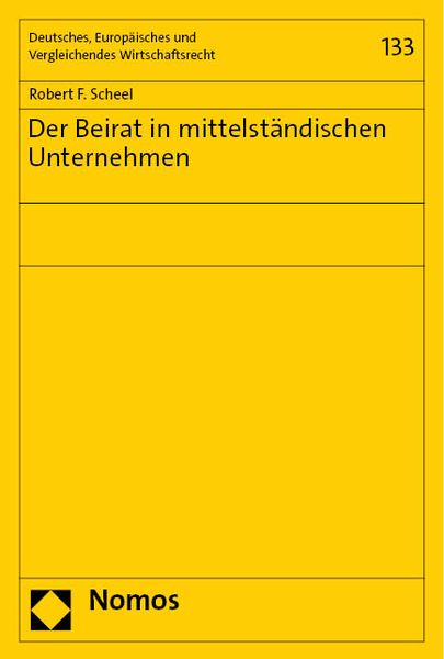 Produktbild: Der Beirat in mittelst&auml;ndischen Unternehmen