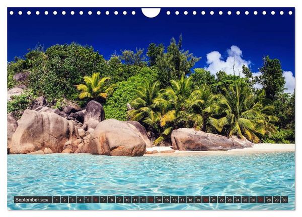 Produktbild: Seychellen &ndash; Traumstr&auml;nde im Paradies (Wandkalender 2026 DIN A4 quer), CALVENDO Monatskalender