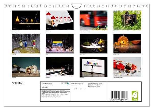 Produktbild: Volltreffer! (Wandkalender 2026 DIN A4 quer), CALVENDO Monatskalender