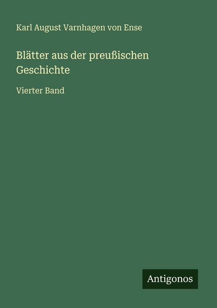 Produktbild: Bl&auml;tter aus der preu&szlig;ischen Geschichte