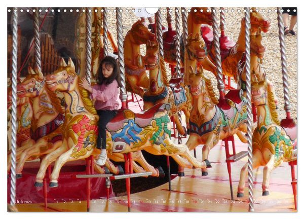 Produktbild: Brighton Pier Bunter Sommer (Wandkalender 2026 DIN A3 quer), CALVENDO Monatskalender
