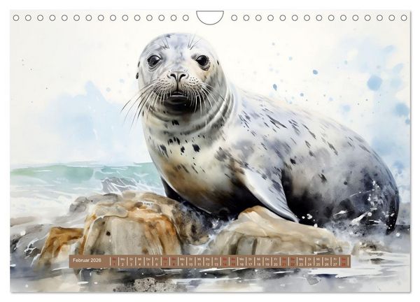 Produktbild: Urlaubszeit an der malerischen Nordseek&uuml;ste (Wandkalender 2026 DIN A4 quer), CALVENDO Monatskalender