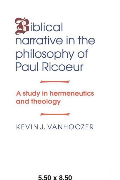 Produktbild: Biblical Narrative in the Philosophy of Paul Ricoeur