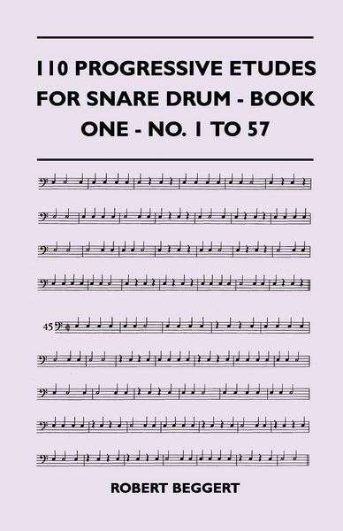Produktbild: 110 Progressive Etudes For Snare Drum - Book One - No. 1 To 57