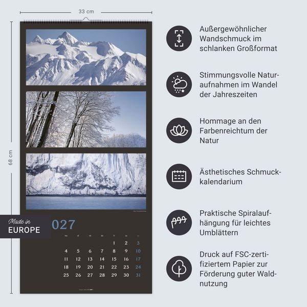 Produktbild: Die Farben der Natur Kalender 2027