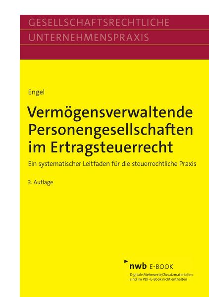 Produktbild: Verm&ouml;gensverwaltende Personengesellschaften im Ertragsteuerrecht
