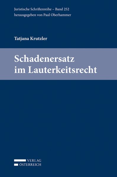 Produktbild: Schadenersatz im Lauterkeitsrecht