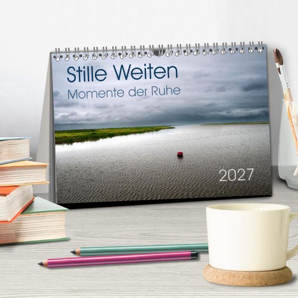 Produktbild: Stille Weiten (Tischkalender 2027 DIN A5 quer), CALVENDO Monatskalender