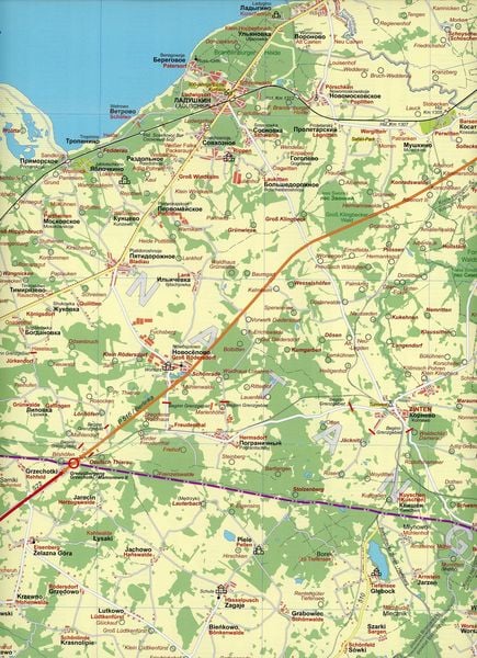 Produktbild: Landkarte rund um das Frische Haff