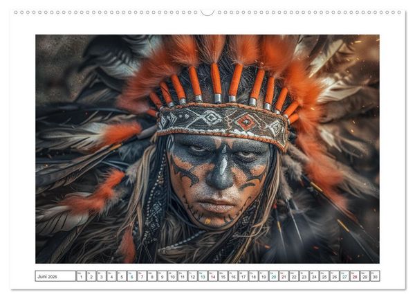 Produktbild: Indian Spirits (Wandkalender 2026 DIN A2 quer), CALVENDO Monatskalender