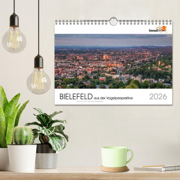 Produktbild: BIELEFELD aus der Vogelperspektive (Wandkalender 2026 DIN A4 quer), CALVENDO Monatskalender