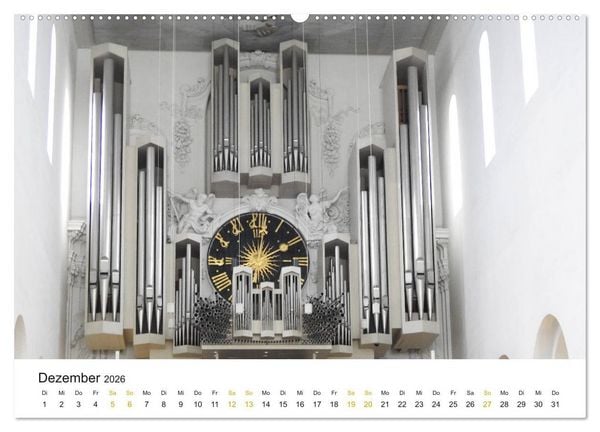 Produktbild: Fantastische Welt der Orgeln (hochwertiger Premium Wandkalender 2026 DIN A2 quer), Kunstdruck in Hochglanz