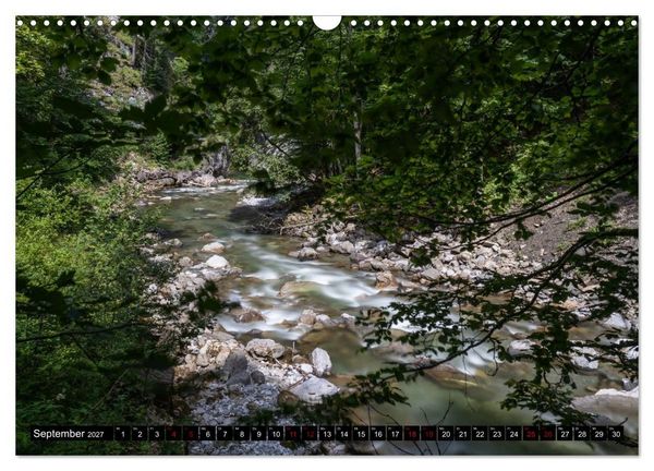 Produktbild: Breitachklamm im Wandel der Jahreszeiten (Wandkalender 2027 DIN A3 quer), CALVENDO Monatskalender