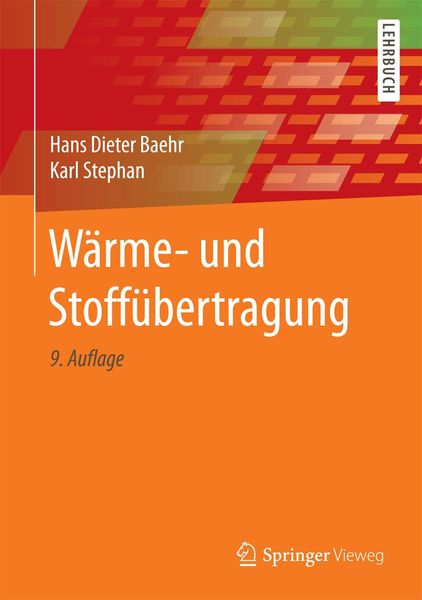Produktbild: W&auml;rme- und Stoff&uuml;bertragung