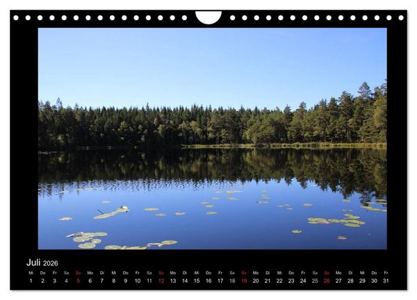 Produktbild: Schweden 2026 (Wandkalender 2026 DIN A4 quer), CALVENDO Monatskalender