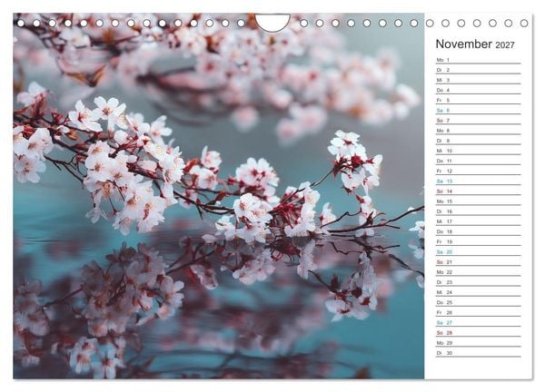 Produktbild: Japanische Kirschbl&uuml;te (Wandkalender 2027 DIN A4 quer), CALVENDO Monatskalender