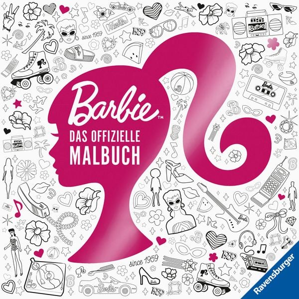 Barbie: Das offizielle Malbuch, Taschenbuch von , Ravensburger Verlag GmbH, 9783473498482