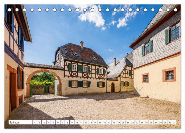 Produktbild: Historisches Eltville (Tischkalender 2026 DIN A5 quer), CALVENDO Monatskalender