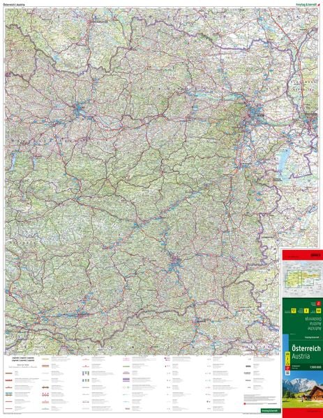 Produktbild: freytag & berndt Stra&szlig;enkarte &Ouml;sterreich 1:300.000