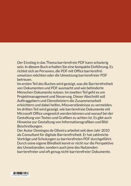 Produktbild: Barrierefreie Dokumente und PDF