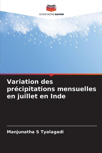 Produktbild: Variation des pr&eacute;cipitations mensuelles en juillet en Inde