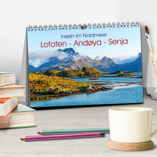 Produktbild: Inseln im Nordmeer - Lofoten-And&oslash;ya-Senja (Tischkalender 2026 DIN A5 quer), CALVENDO Monatskalender