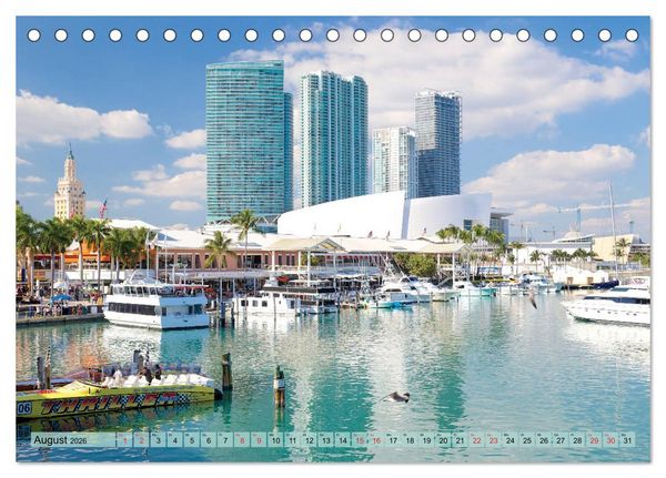 Produktbild: GEOclick calendar: Florida (Tischkalender 2026 DIN A5 quer), CALVENDO Monatskalender