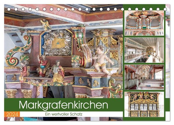 Markgrafenkirchen. Ein wertvoller Schatz (Tischkalender 2024 DIN A5 quer), CALVENDO Monatskalender