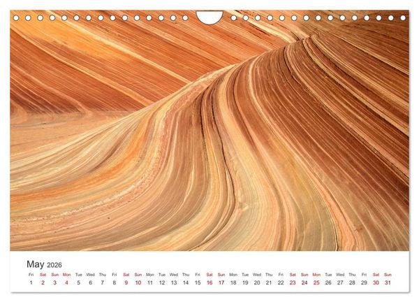Produktbild: Paria Canyon The Wave (Wall Calendar 2026 DIN A4 landscape), CALVENDO 12 Month Wall Calendar