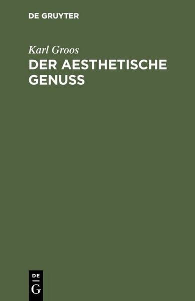 Produktbild: Der aesthetische Genuss