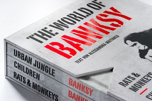 Produktbild: The World of Banksy. Alles was du von Banksy kennen musst in 3 B&auml;nden im Schuber