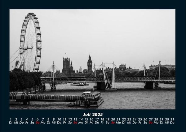 Produktbild: London 2025 Fotokalender DIN A4