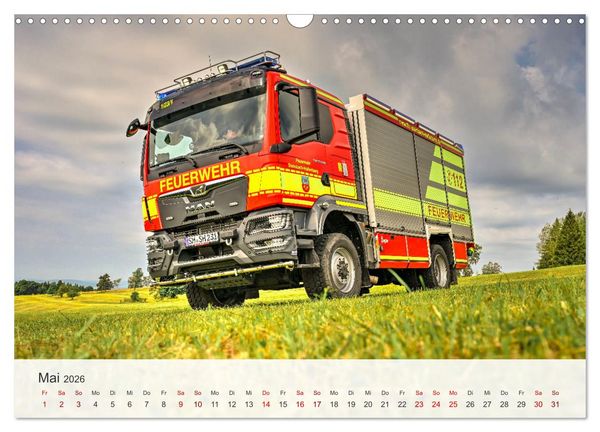 Produktbild: Einsatzfahrzeuge 112 (Wandkalender 2026 DIN A3 quer), CALVENDO Monatskalender