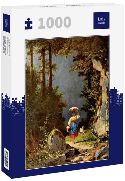 Produktbild: Lais Puzzle Carl Spitzweg - M&auml;dchen mit Ziege 1000 Teile