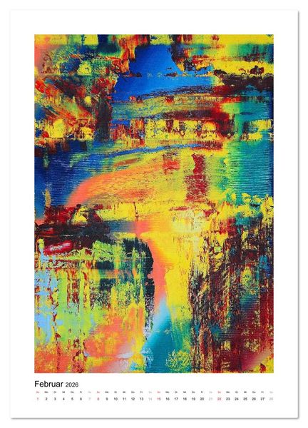 Produktbild: Bunte Tr&auml;ume - Abstrakte Kunst (Wandkalender 2026 DIN A4 hoch), CALVENDO Monatskalender