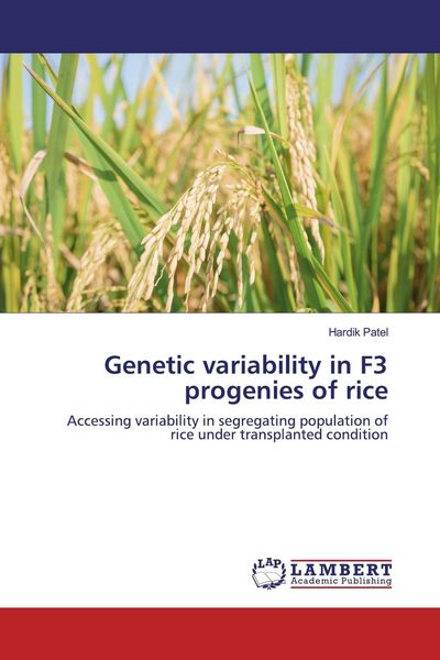 Produktbild: Genetic variability in F3 progenies of rice