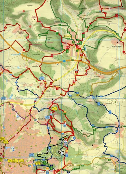 Produktbild: Publicpress Wanderkarte Neumarkt in der Oberpfalz 1:25.000