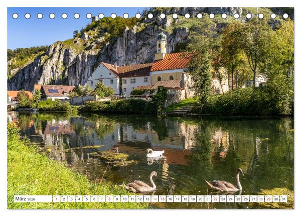 Produktbild: Deutschlands sch&ouml;nste Altst&auml;dte - Bayern (Tischkalender 2026 DIN A5 quer), CALVENDO Monatskalender