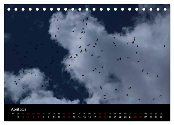 Produktbild: Wolken. (Tischkalender 2026 DIN A5 quer), CALVENDO Monatskalender
