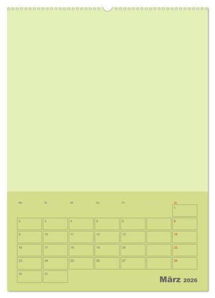 Produktbild: Bastel Terminkalender (Wandkalender 2026 DIN A2 hoch), CALVENDO Monatskalender