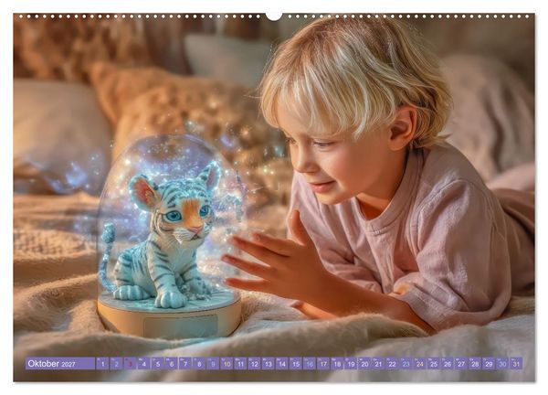 Produktbild: Faszination Licht - Durch Kinderaugen gesehen (Wandkalender 2027 DIN A2 quer), CALVENDO Monatskalender