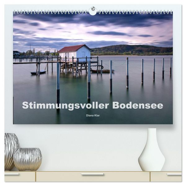 Produktbild: Stimmungsvoller Bodensee (hochwertiger Premium Wandkalender 2026 DIN A2 quer), Kunstdruck in Hochglanz