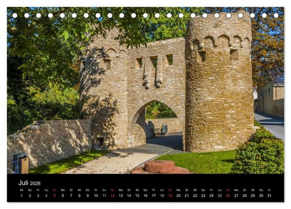 Produktbild: Ingelheim - Stadt des Rotweins und der Kaiserpfalz - Teil I (Tischkalender 2026 DIN A5 quer), CALVENDO Monatskalender