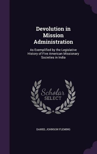 Produktbild: Devolution in Mission Administration